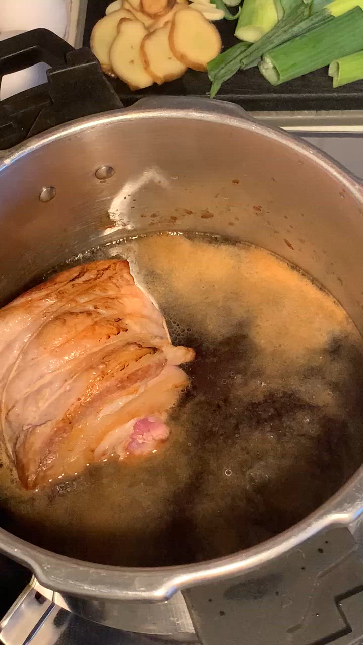 男飯！豚バラブロック！焼豚丼✨作り方8写真