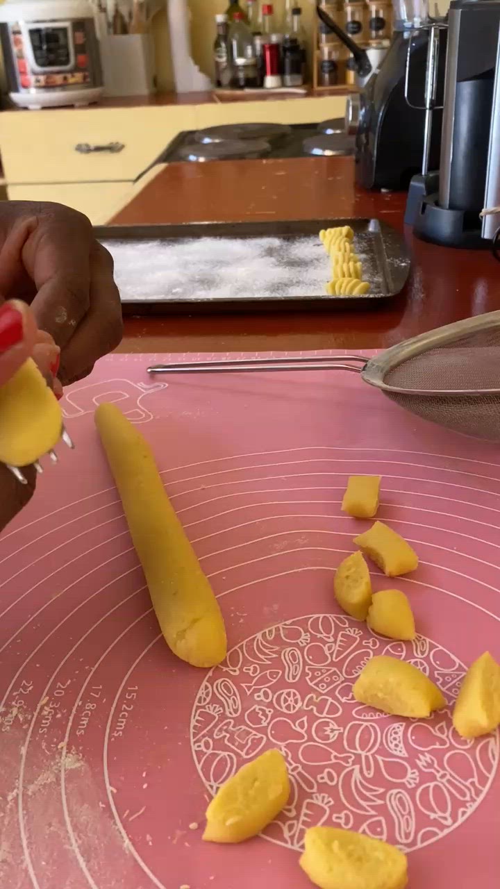A picture of step 5 of Homemade Gnocchi with Pizza/Pasta Sauce.