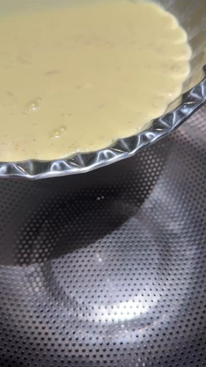 A picture of step 7 of Rabdi Kesar Ghewar.