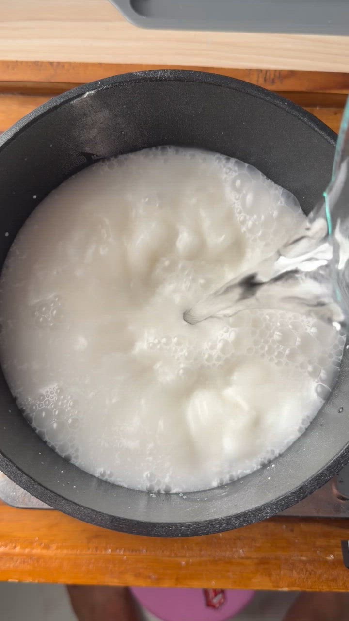 Foto langkah ke 1 dari resep Puding Lumut Mentega.