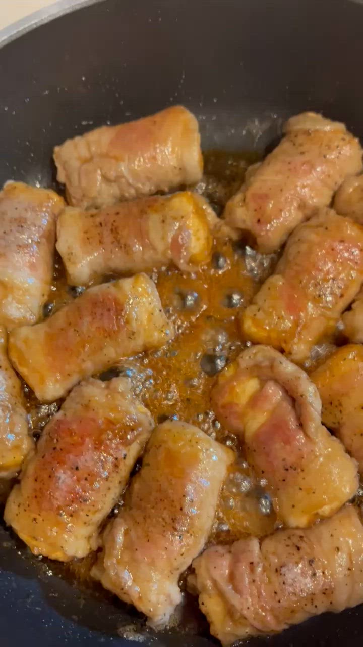 厚揚げコロコロ豚の照り焼き作り方6写真