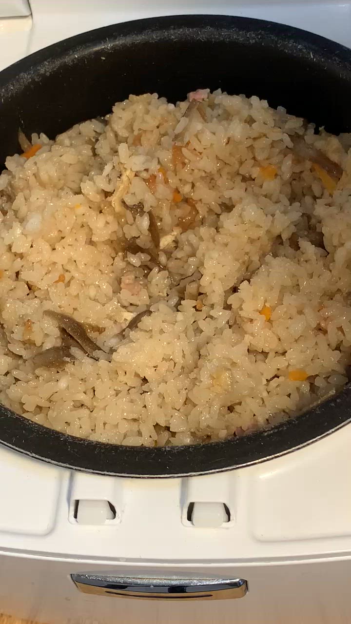 鶏ごぼう炊き込みご飯❕自家製和風だしで✨作り方6写真