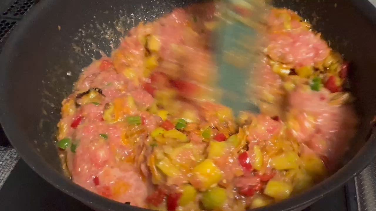 ウズベキスタン♡ナスと夏野菜のペースト作り方6写真
