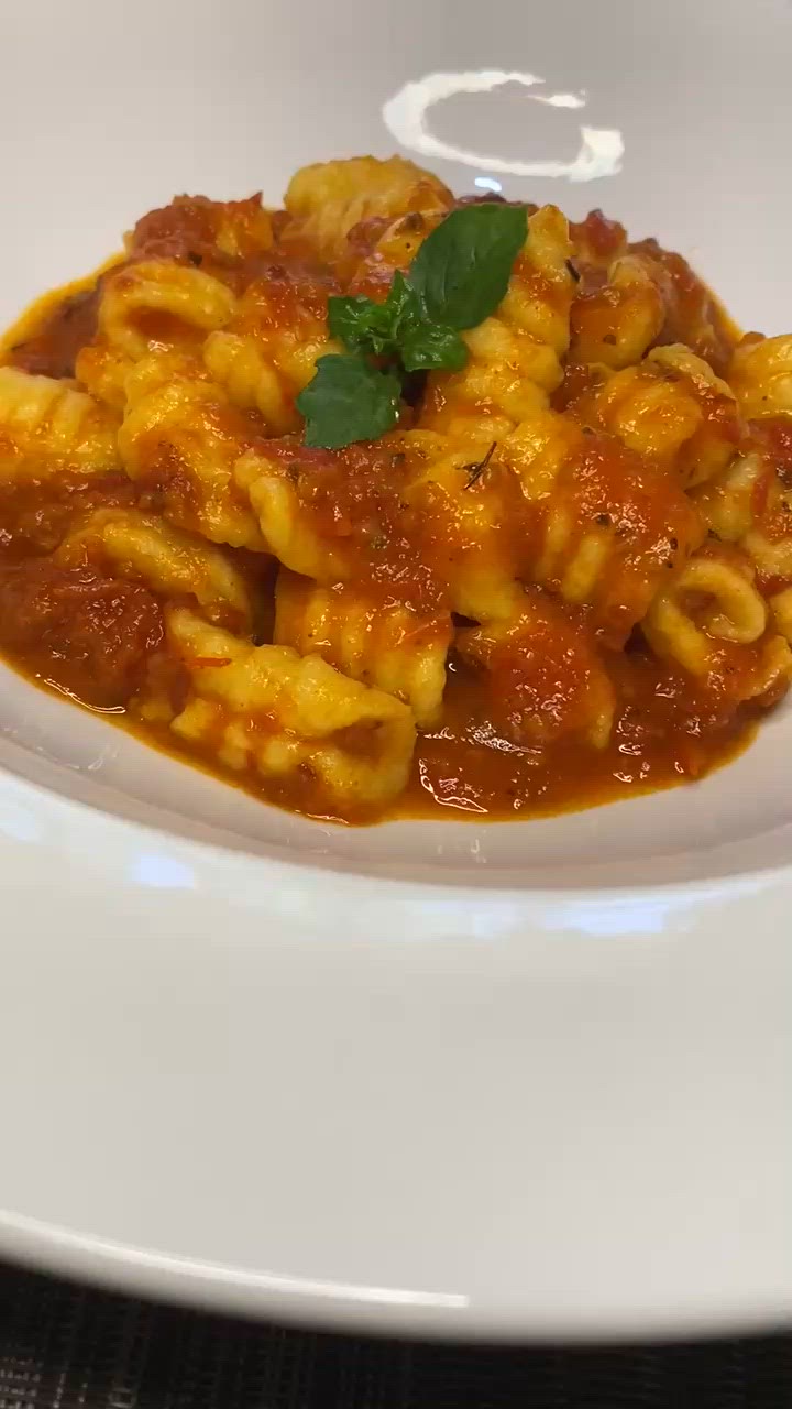 A picture of step 9 of Homemade Gnocchi with Pizza/Pasta Sauce.