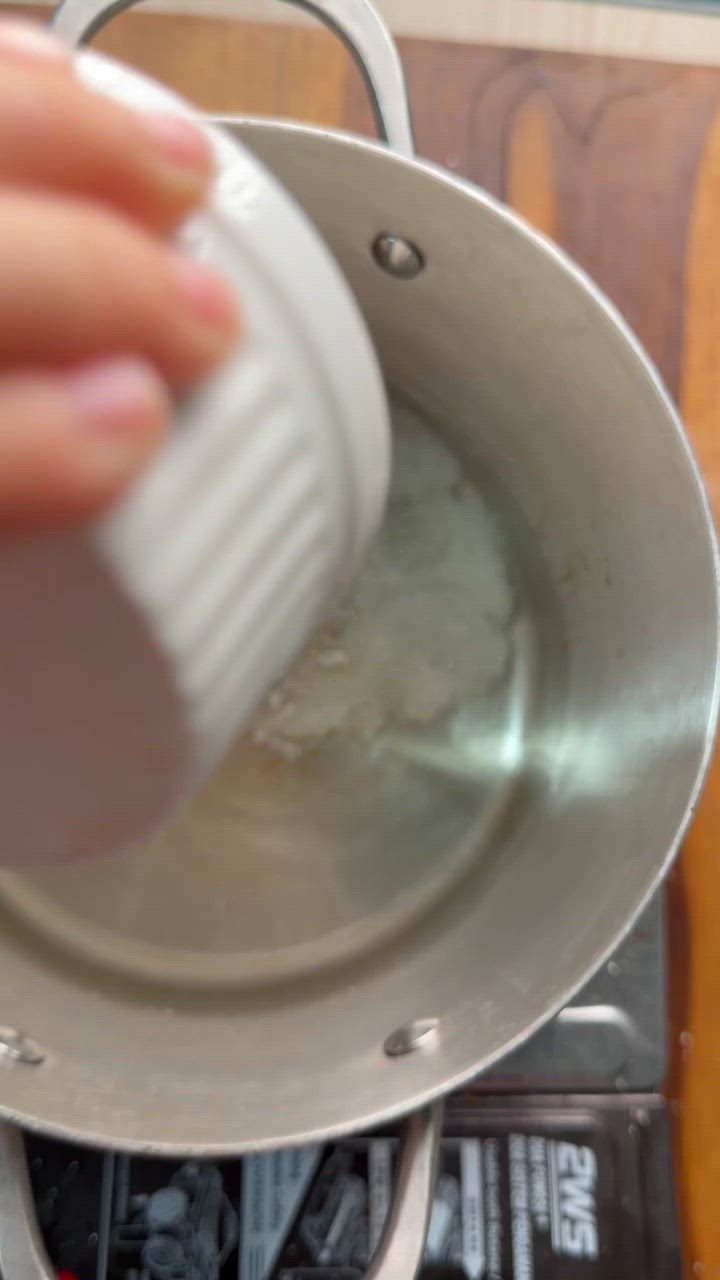 Foto langkah ke 6 dari resep Puding Lumut Mentega.