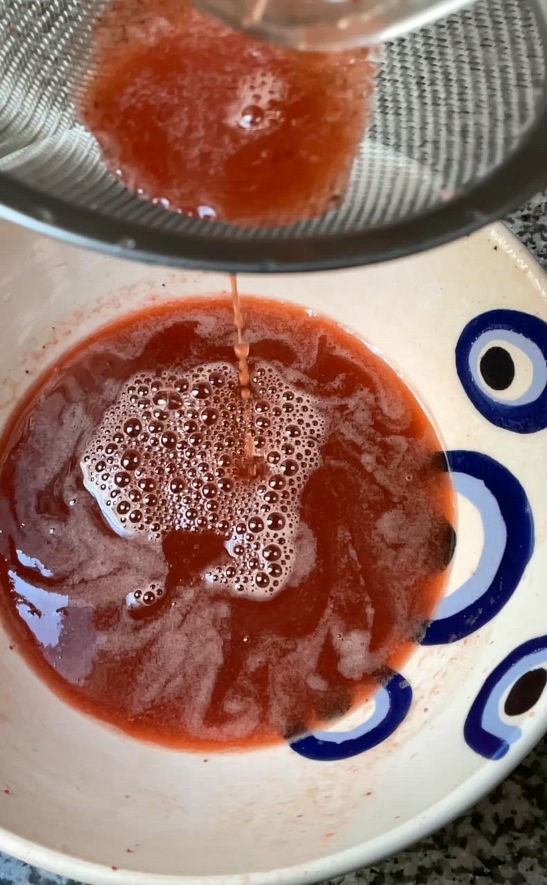 Une image de l'étape 7 de 🍋Jus 🥤fraises 🍓🌿basilic 🍃.