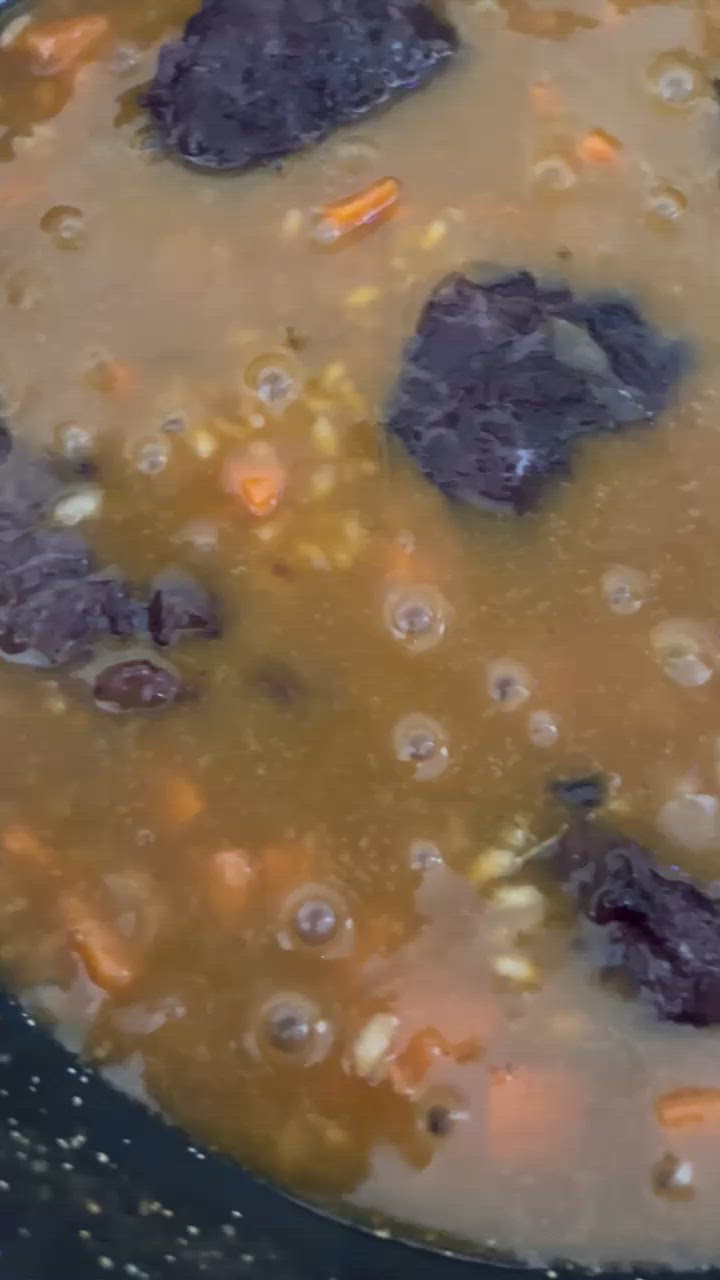 Foto del paso 9 de la receta: Arroz meloso De Carrillera y Torreznos de Soria con Boniato !!!!