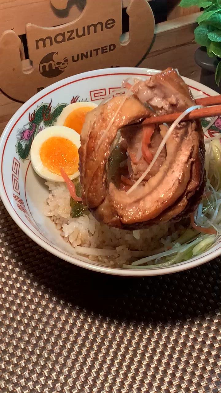 男飯！豚バラブロック！焼豚丼✨作り方18写真