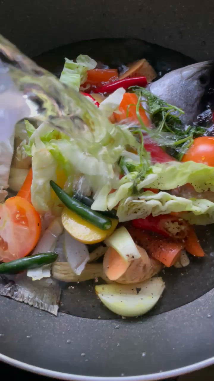 Gambar langkah 8 resipi Sea Bass | No Oil No Butter By Rabeya Khatun.