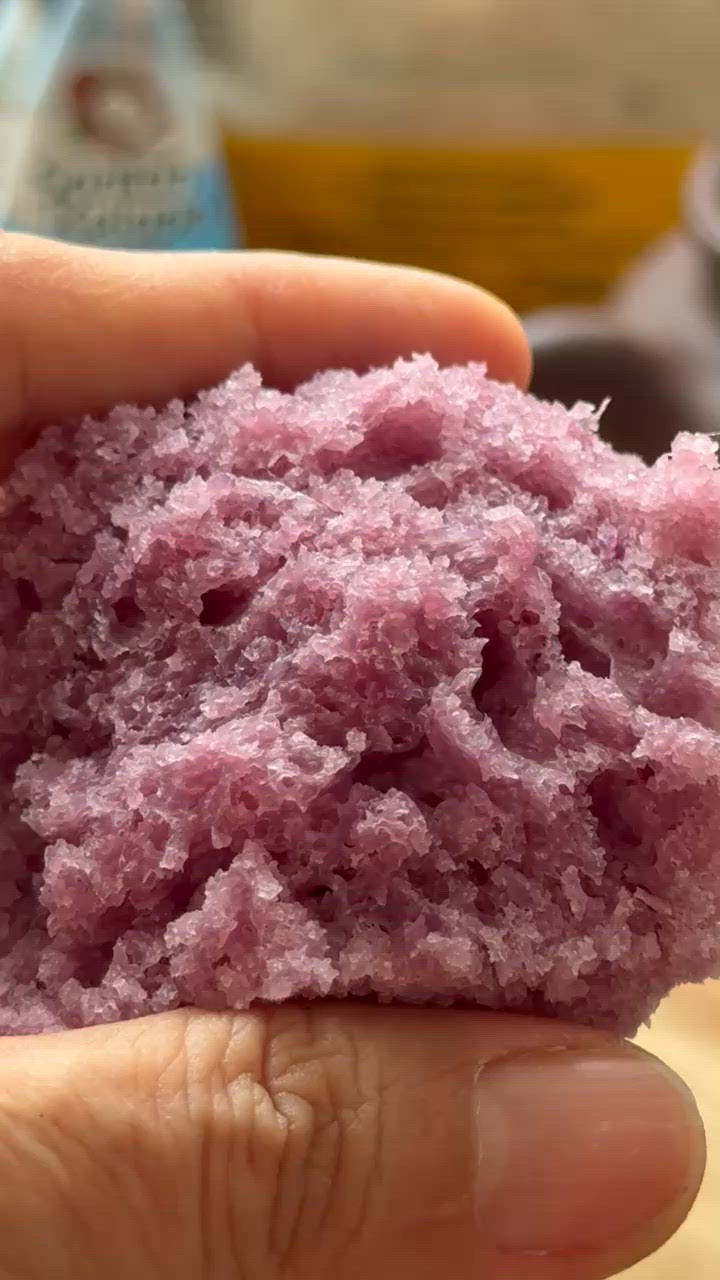 Foto langkah ke 7 dari resep Apem Ubi Ungu.