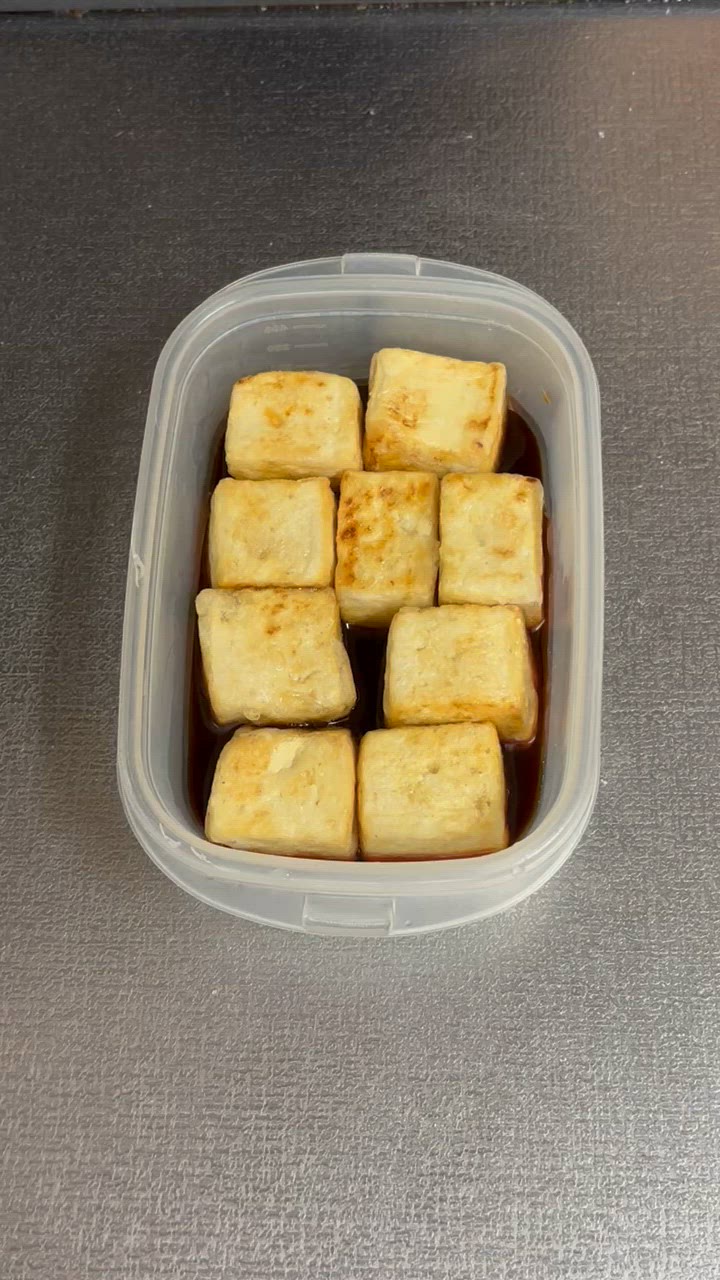 揚げ焼き豆腐の麺つゆ漬け！作り方9写真
