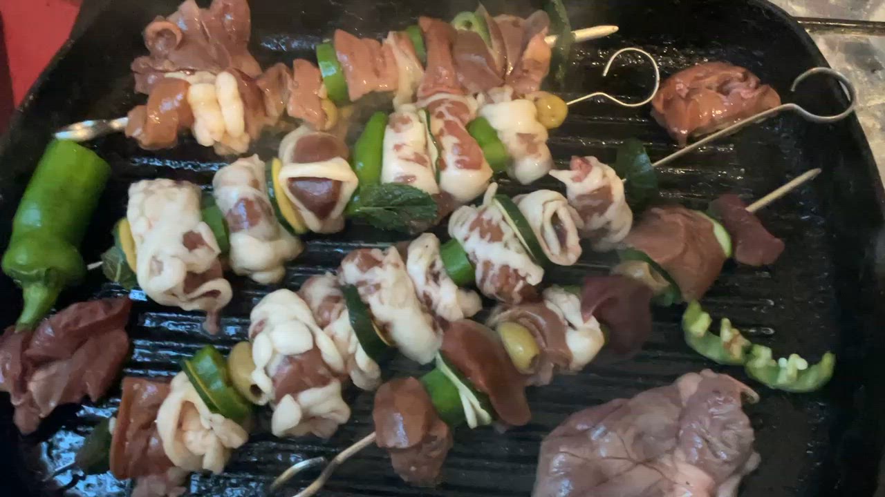 Une image de l'étape 5 de 🥩🍗Malfouf Foie d’Agneau Grillade 🍖 Time🌶️🥬 a l’Oranaise.
