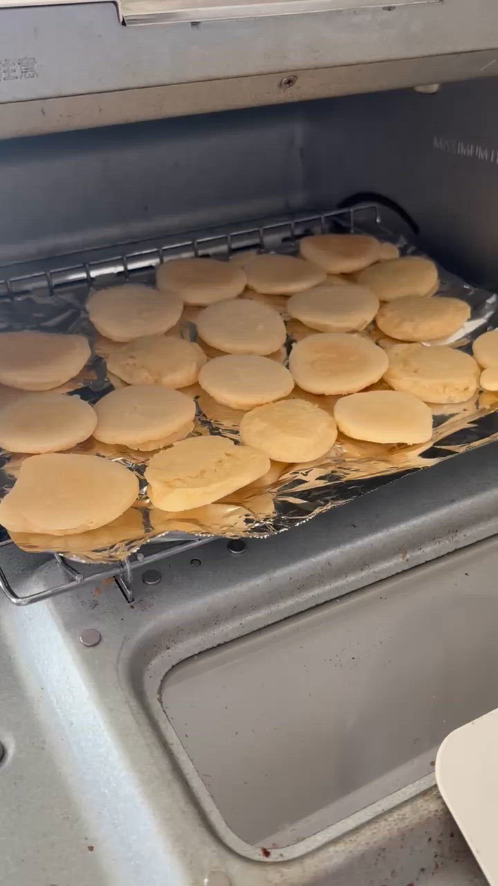 やさしいこめココパンケーキでつくるミニパンケーキ作り方8写真