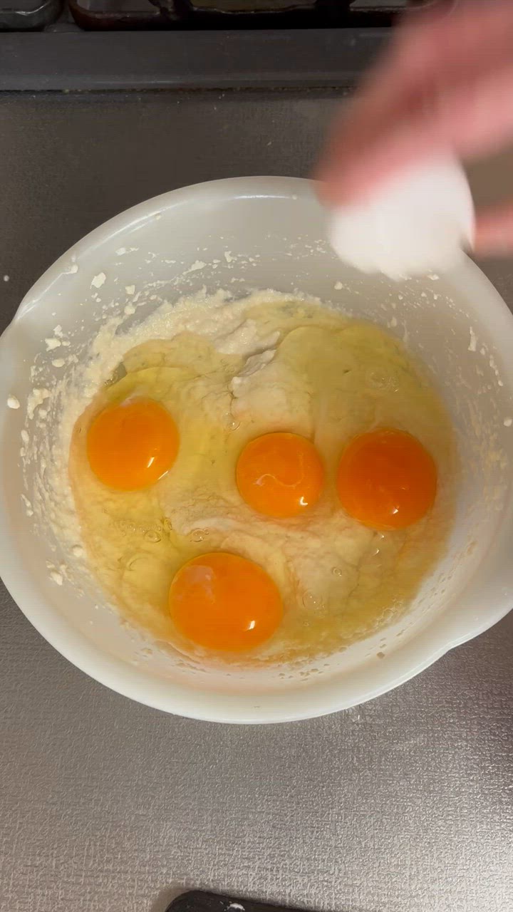 お豆腐入りの明石焼き風オムレツ！作り方2写真