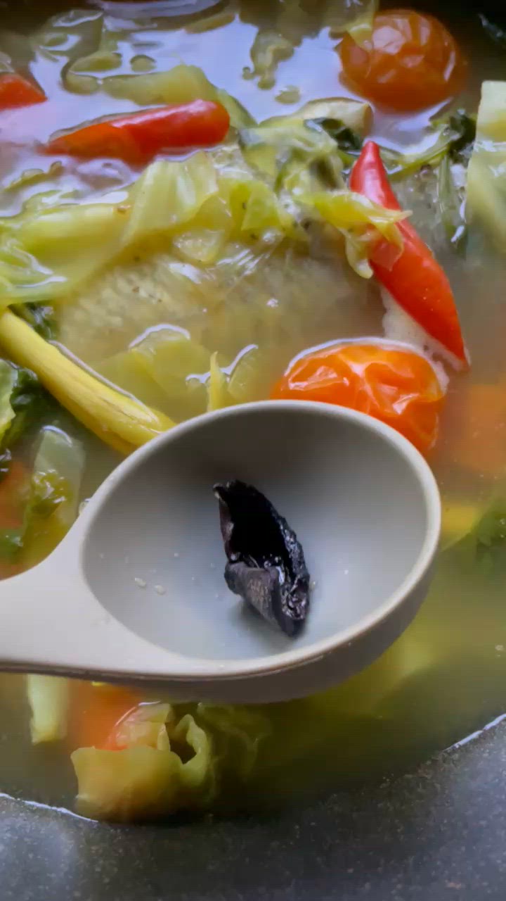 Gambar langkah 9 resipi Sea Bass | No Oil No Butter By Rabeya Khatun.