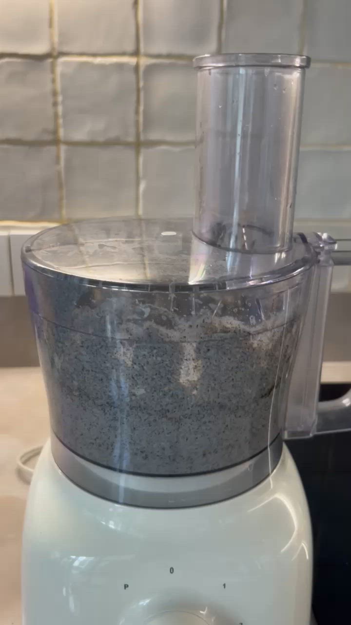 Foto langkah ke 2 dari resep Ice Cream Wijen Hitam Sehat (Rendah Gula, Padat Nutrisi).