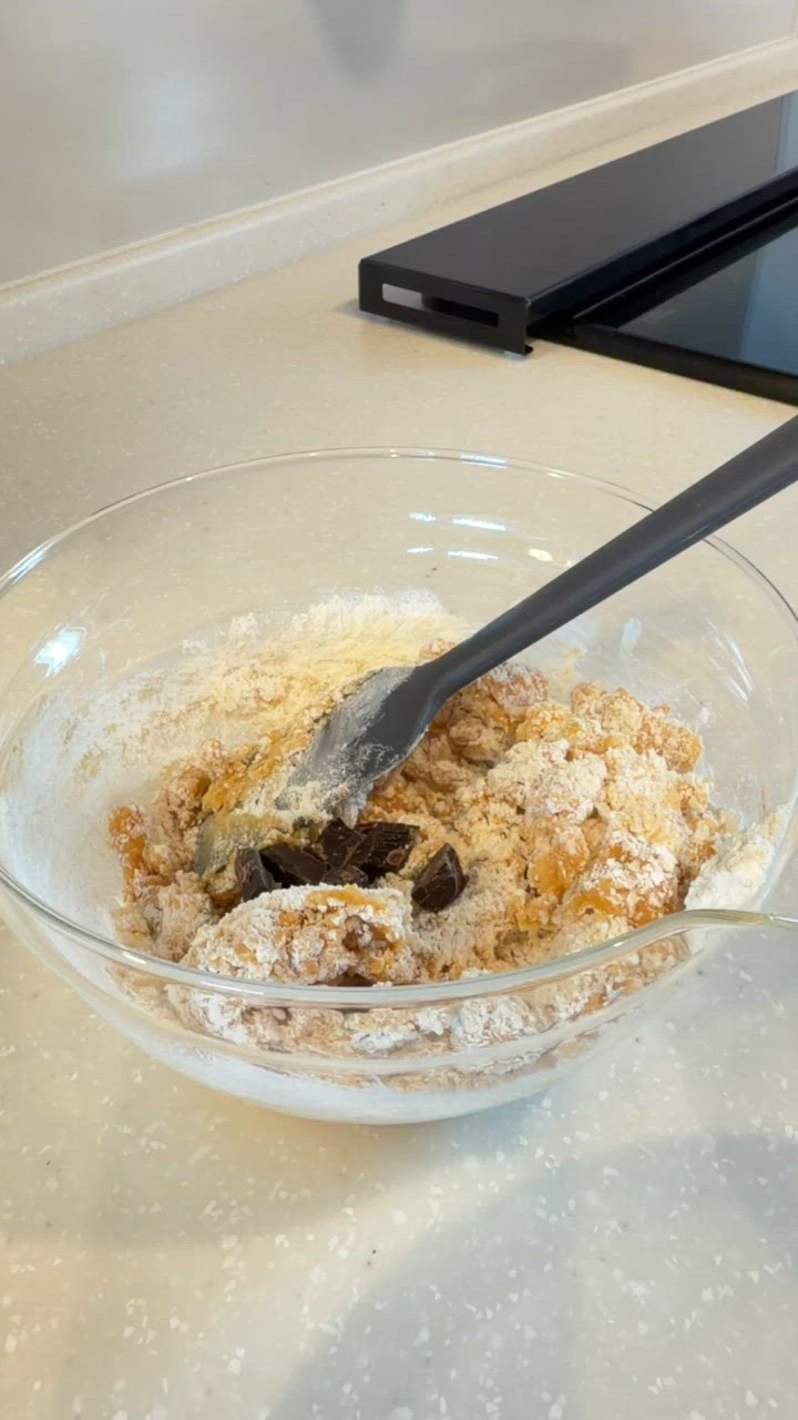 【低GI】しっとりチョコチャンククッキー作り方4写真