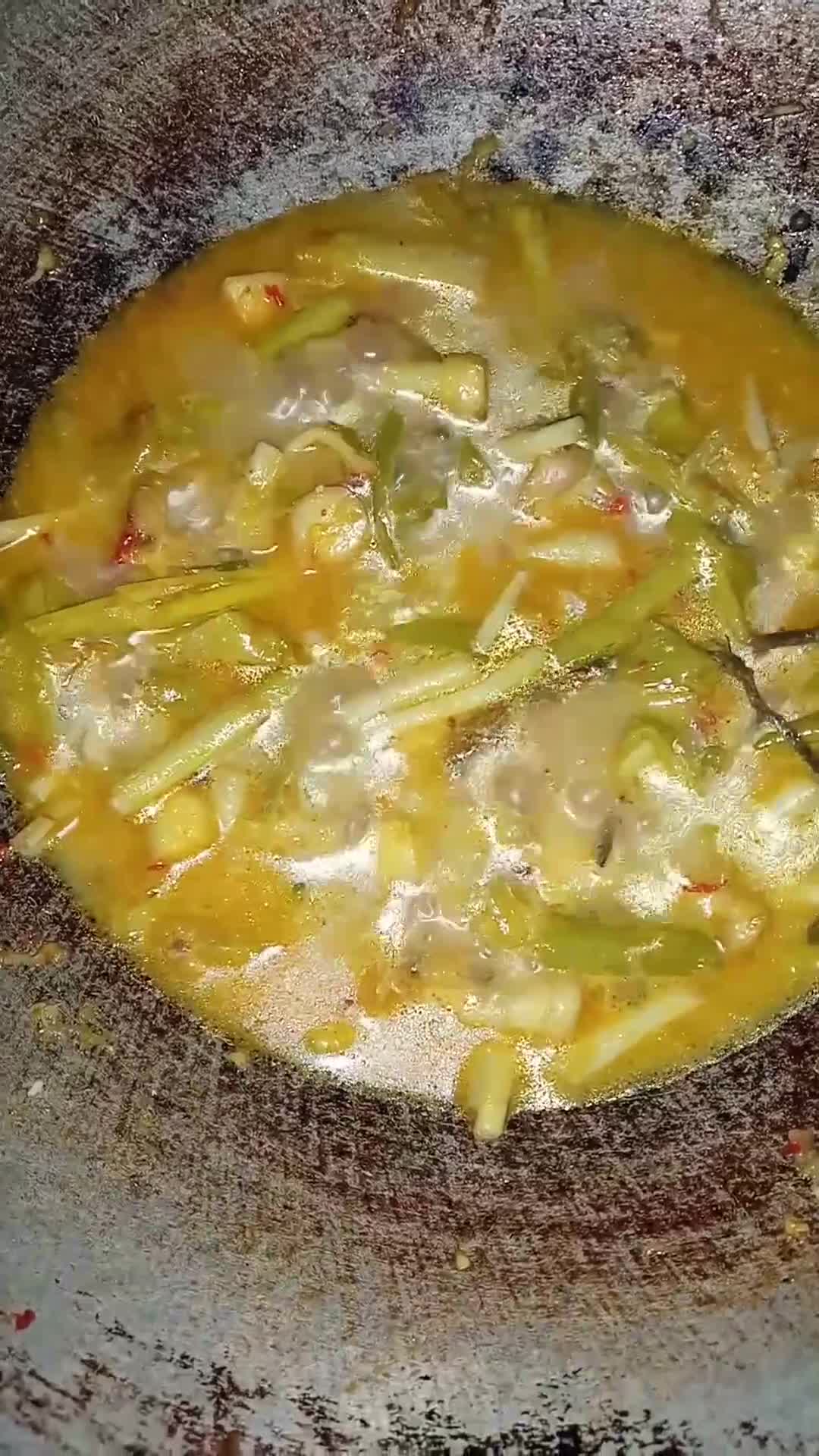 Foto langkah ke 3 dari resep Lodeh temu kunci.