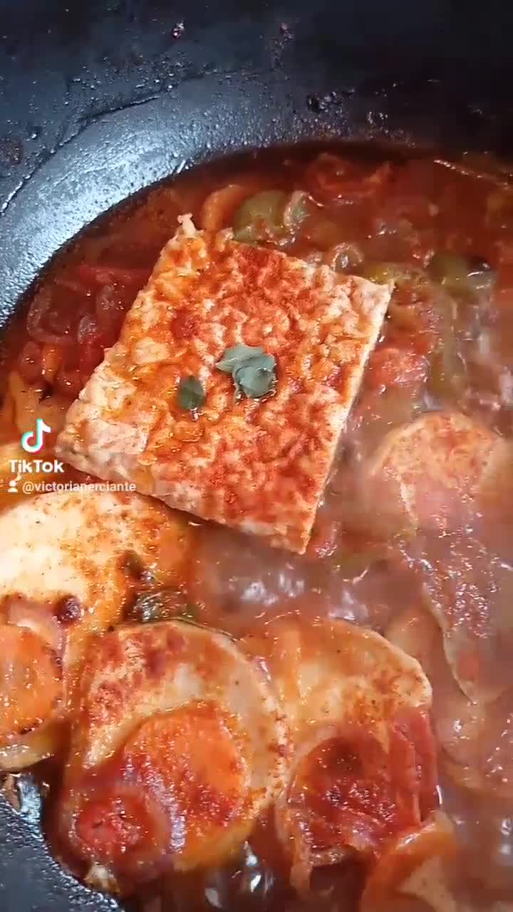 Foto del paso 4 de la receta: Tempeh vegano a la portuguesa (🌱)