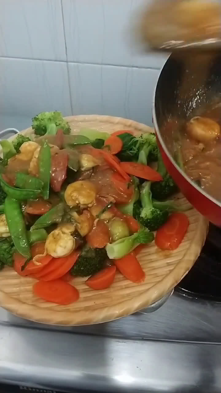Foto langkah ke 6 dari resep Brokoli Siram Saus Tiram.