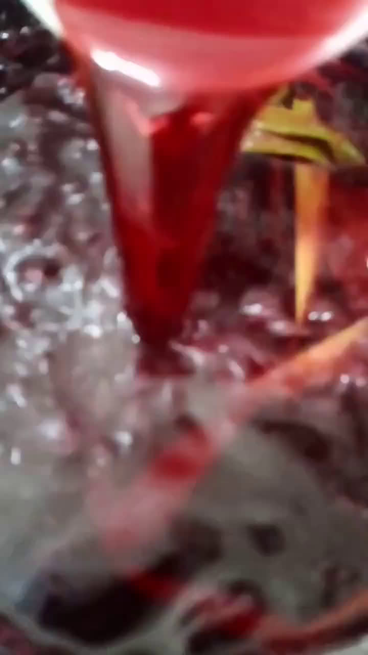 Gambar langkah 2 resipi Agar-Agar Sirap Selasih.