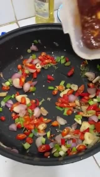 Foto langkah ke 3 dari resep Spagetti oriental ala pizza hut🍝.
