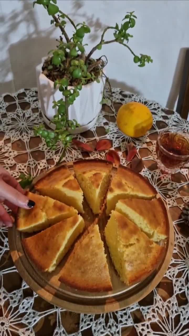 عکس مرحله 1 از دستور کیک شیرداغ پرتقالی