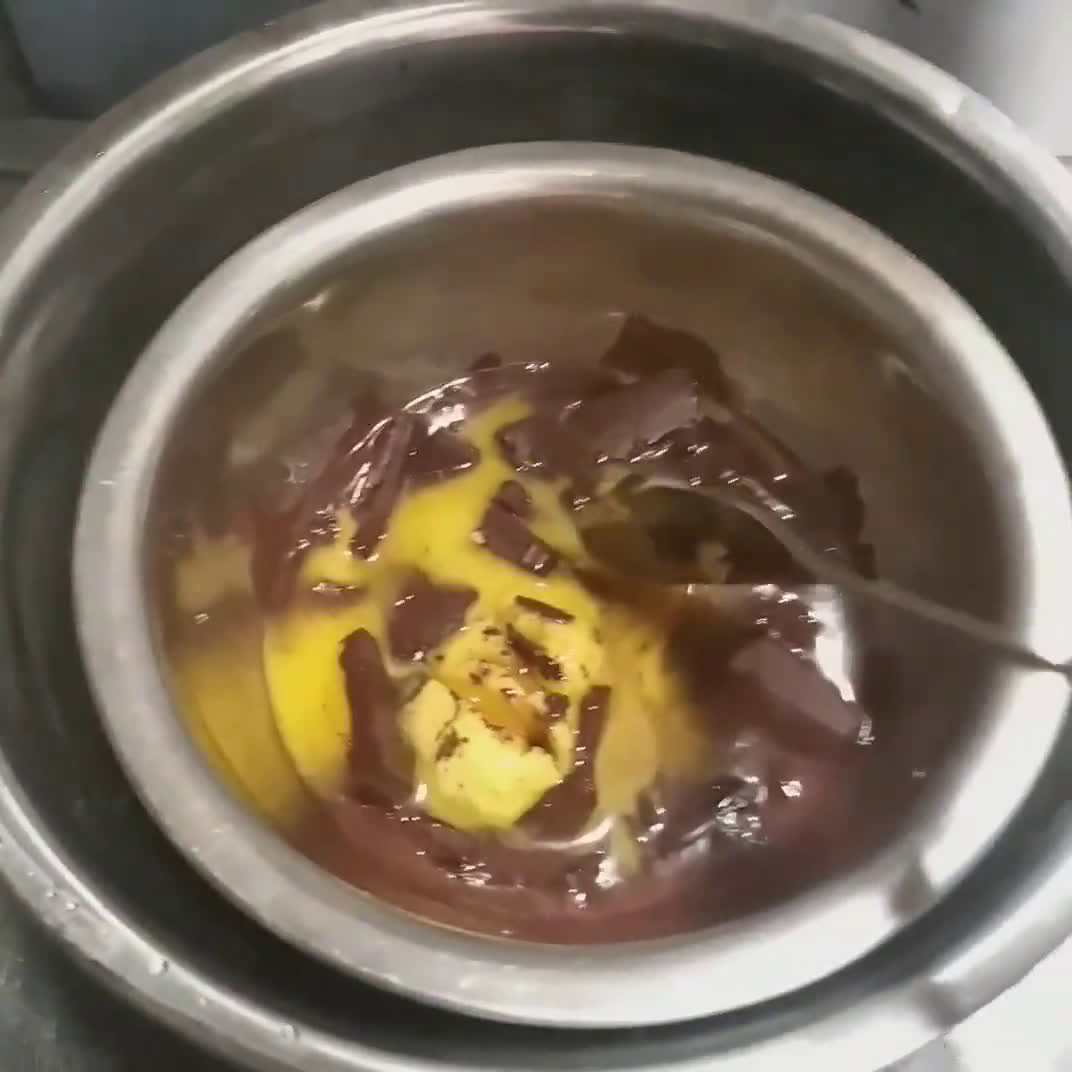 Foto langkah ke 2 dari resep Brownies Panggang Takaran Sendok.