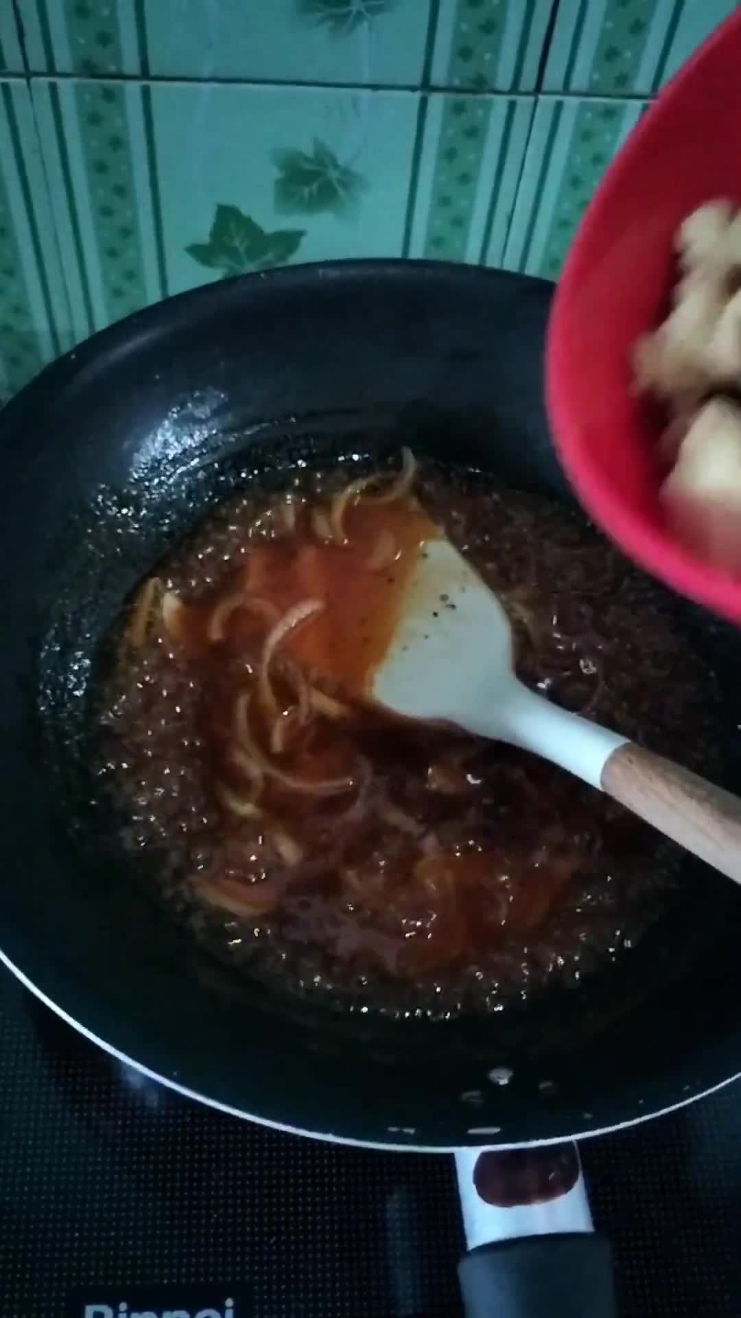 Foto langkah ke 6 dari resep Ayam Pedas Madu.