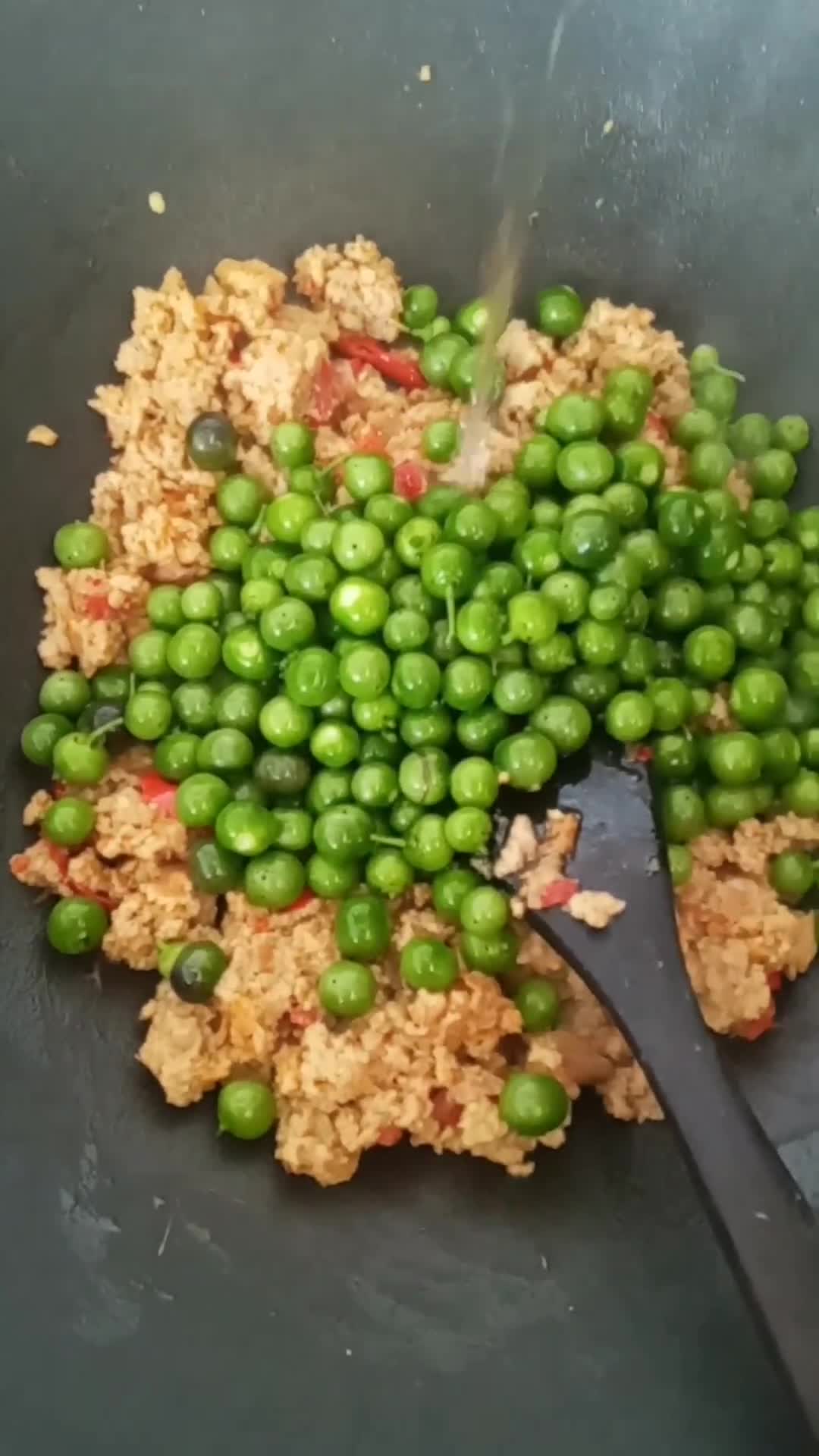 Foto langkah ke 3 dari resep Ulukutek Oncom Leunca.