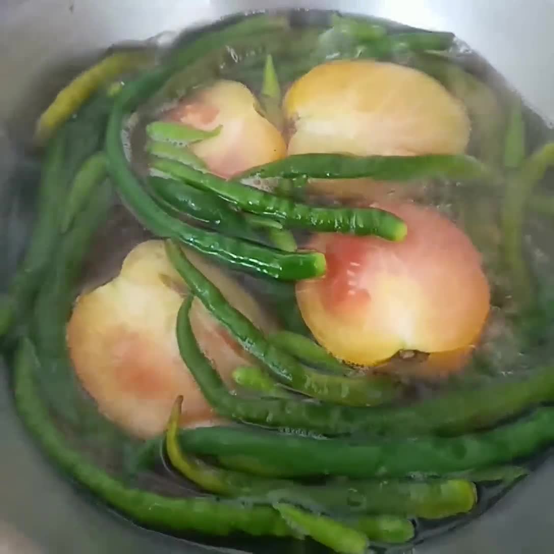 Foto langkah ke 2 dari resep Terong Sambal Ijo.