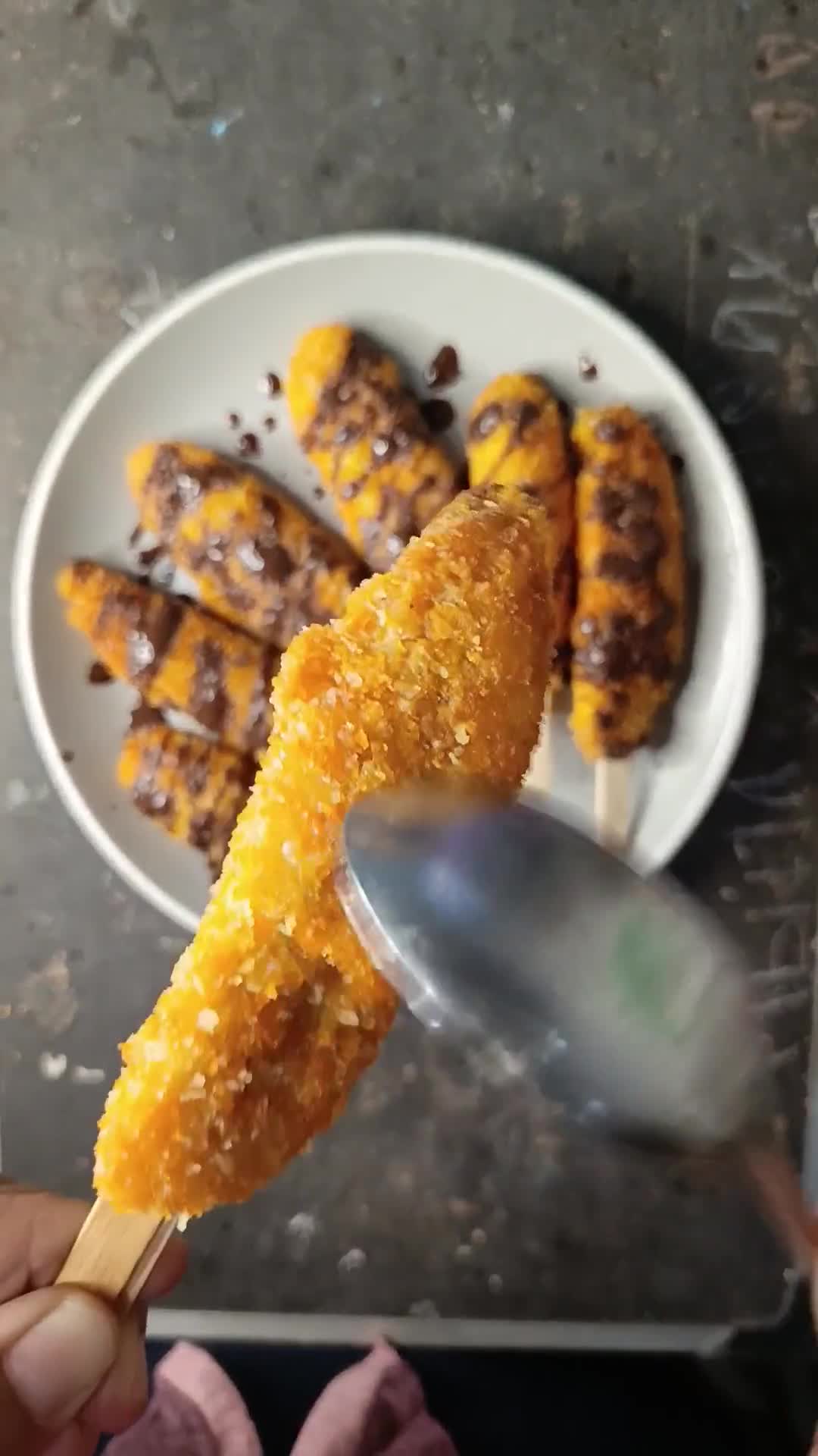 Foto langkah ke 10 dari resep Banana Satay.