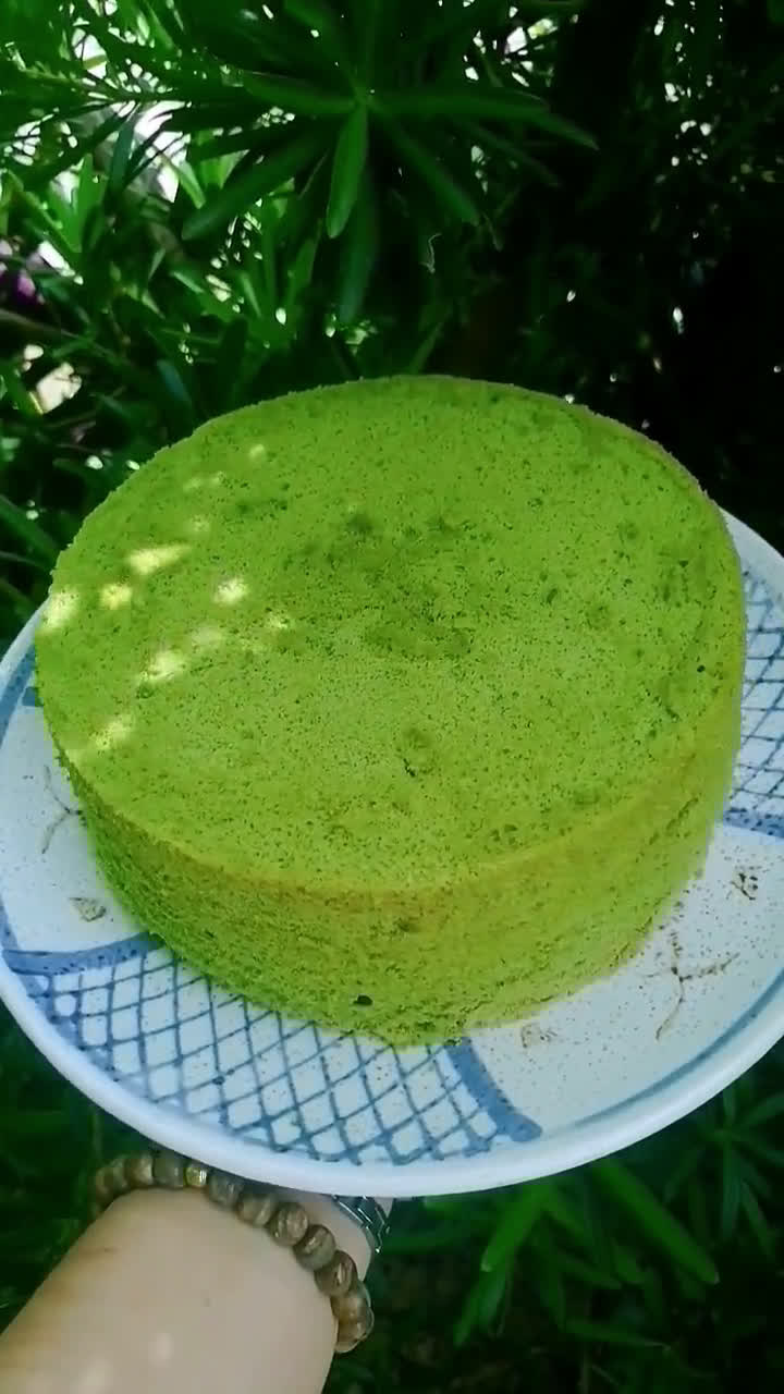 Hình bước làm 2 của món Bánh Bông Lan HK (vị trà xanh)