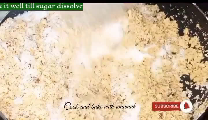 A picture of step 3 of Suji ka karak halva/Suji ka tukri halwa.