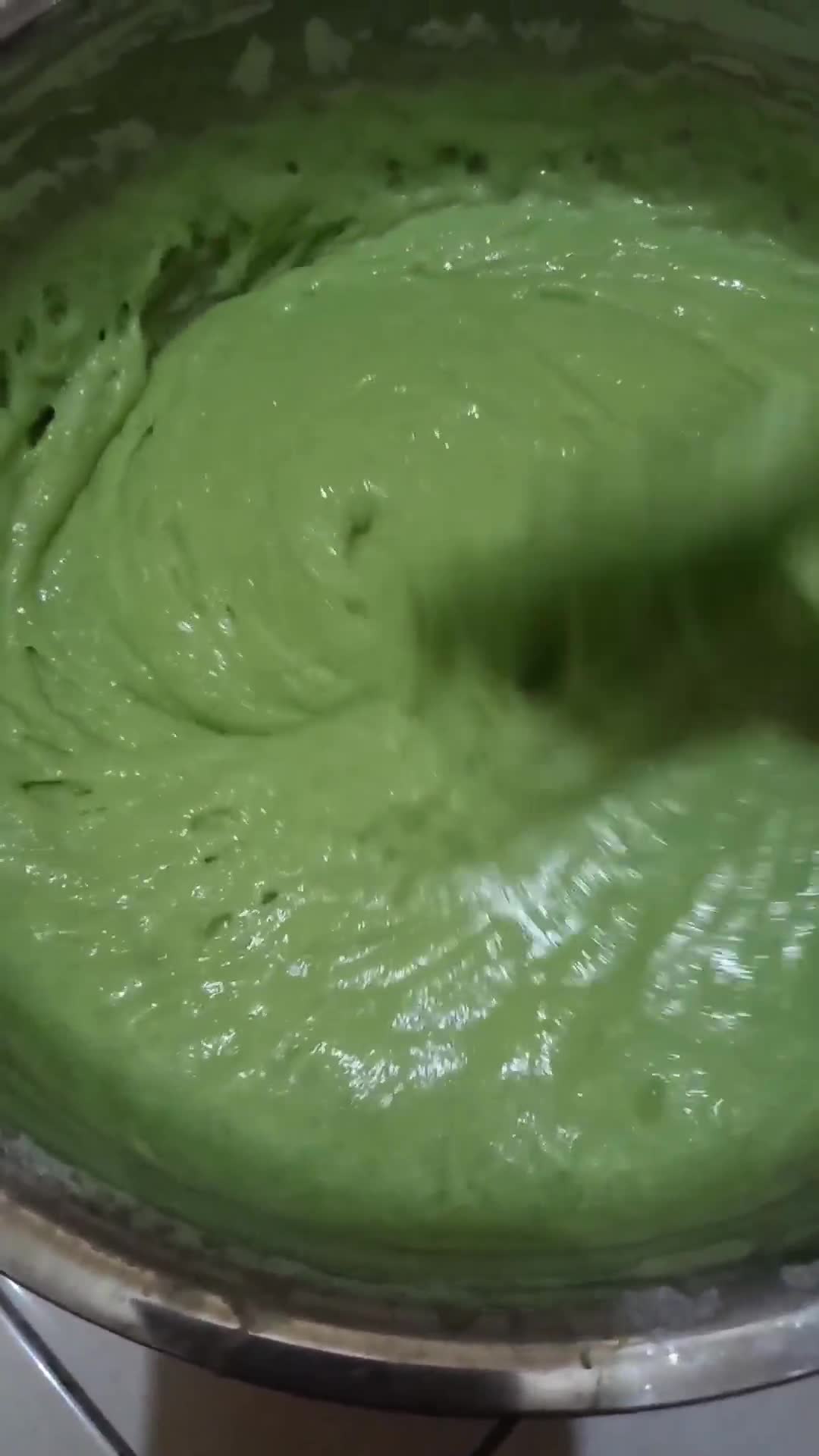 Foto langkah ke 3 dari resep Pukis pandan.