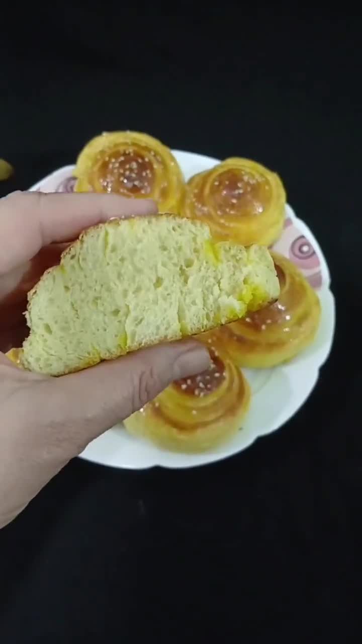 عکس مرحله 10 از دستور نان چند لایه کره ای 😋😍
