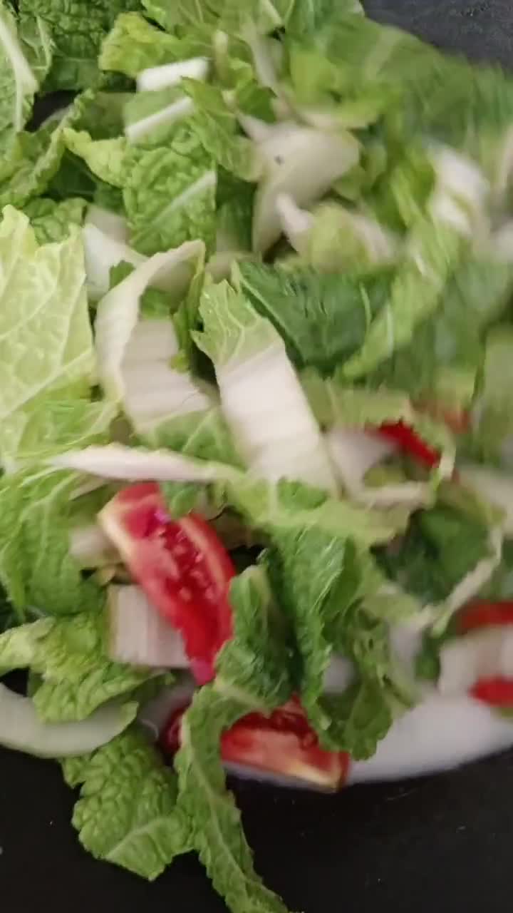 Foto langkah ke 5 dari resep Tahu Sawi Masak Santan.