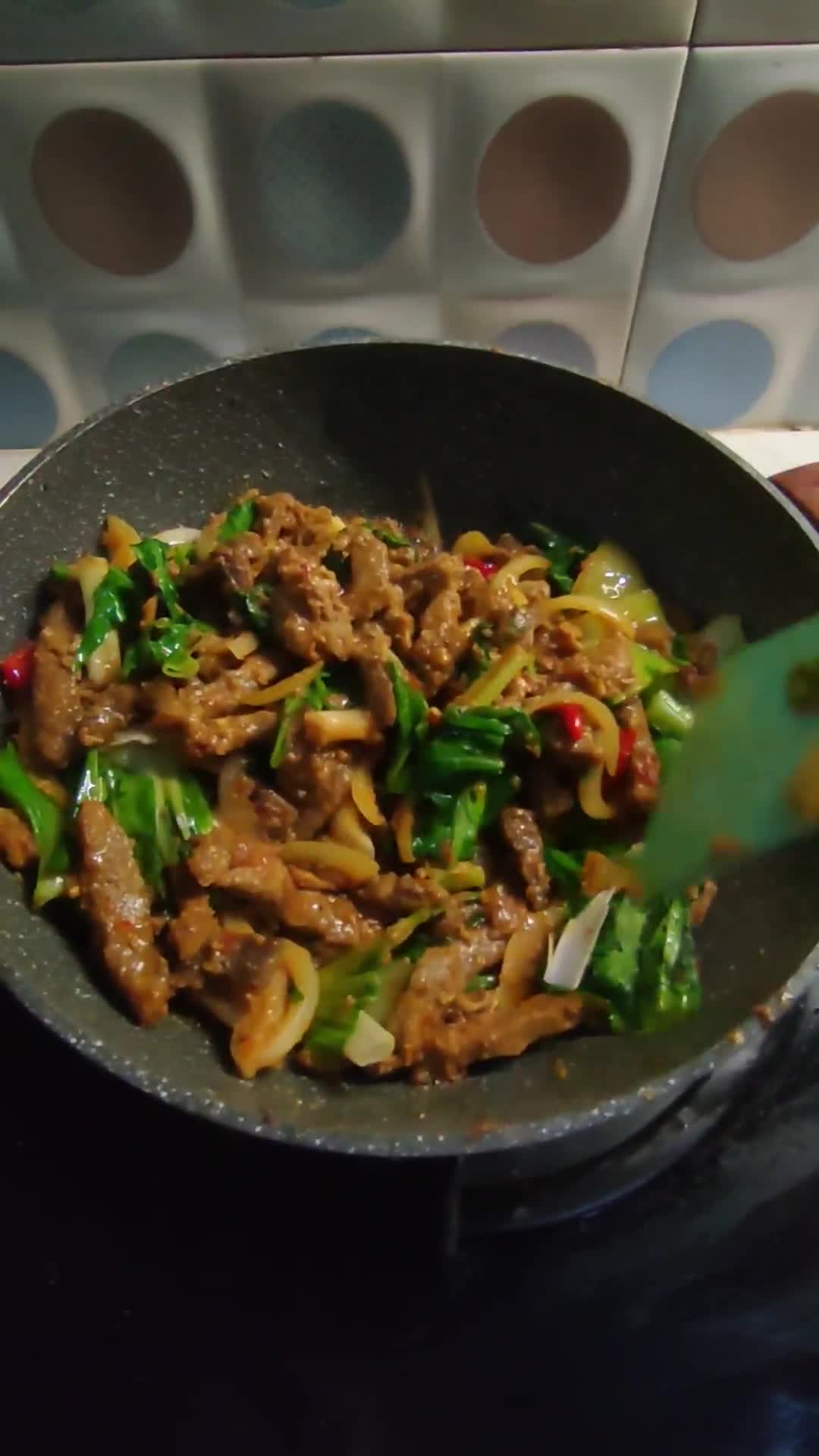 Foto langkah ke 7 dari resep Tumis daging pokcoy.