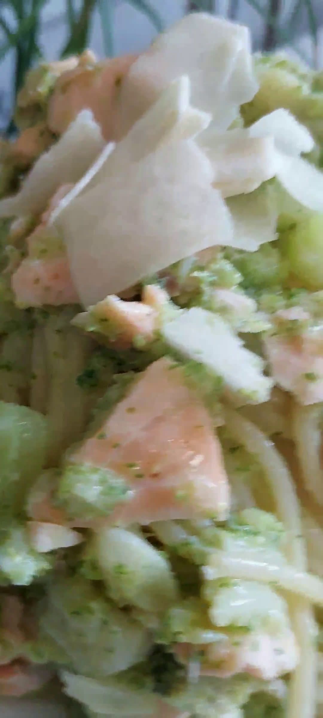 Une image de l'étape 9 de Pâtes au brocolis et saumon recette italienne 🇮🇹.