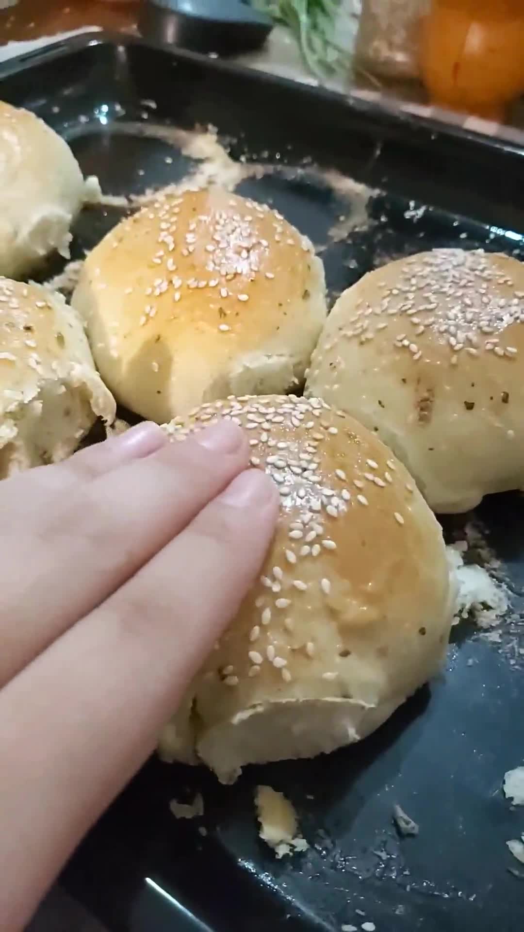 Foto del paso 4 de la receta: Pancitos rellenos de jamón y queso!