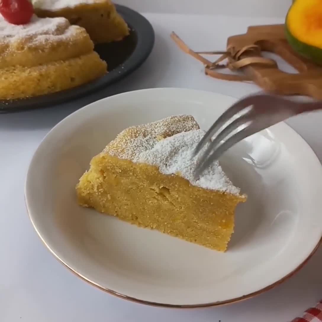 Foto langkah ke 6 dari resep Bolu Kukus Mangga.
