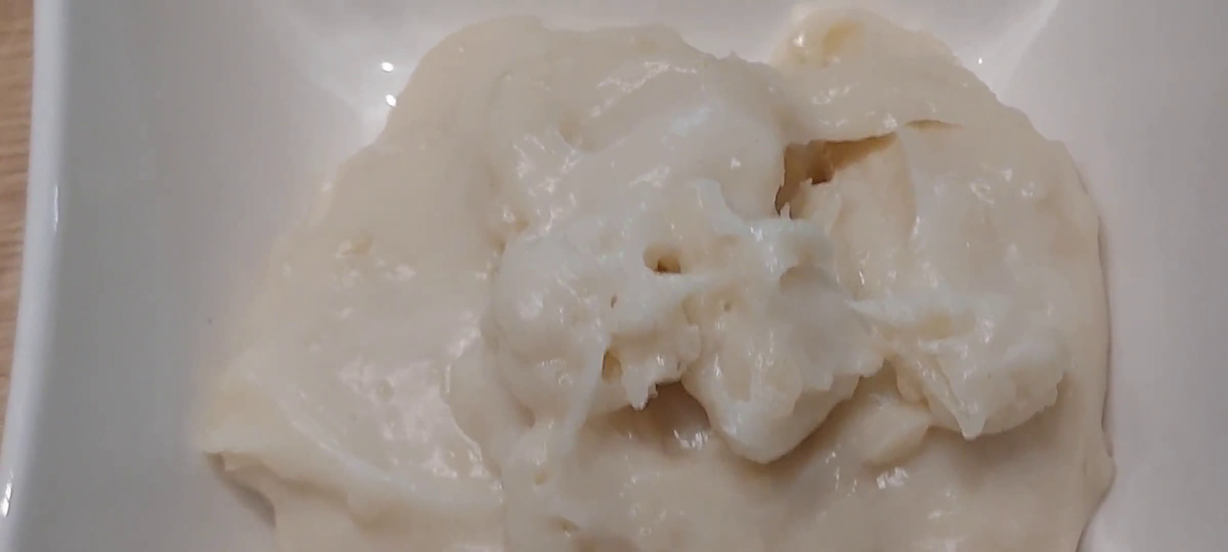 Une image de l'étape 1 de Pains Hamburger avec la méthode Tangzhong.