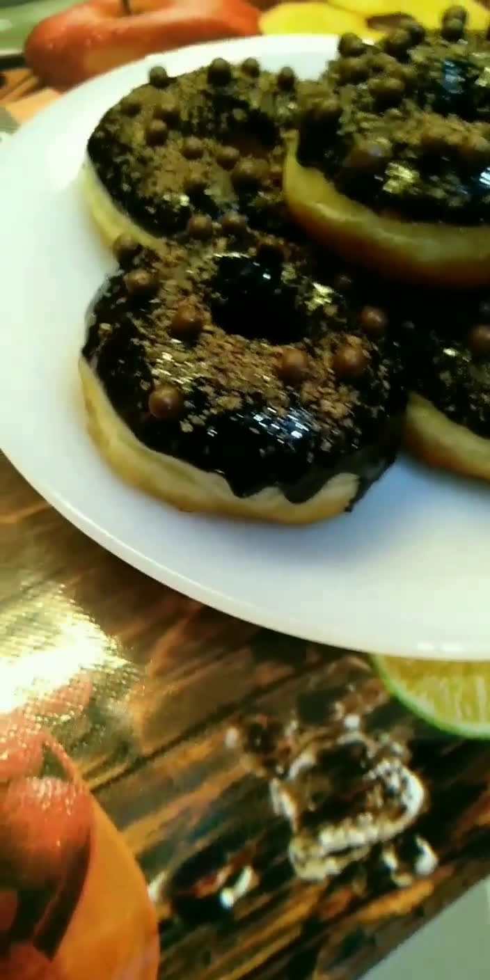 صورة لخطوة 6 من وصفة دونات 😋💓🍩