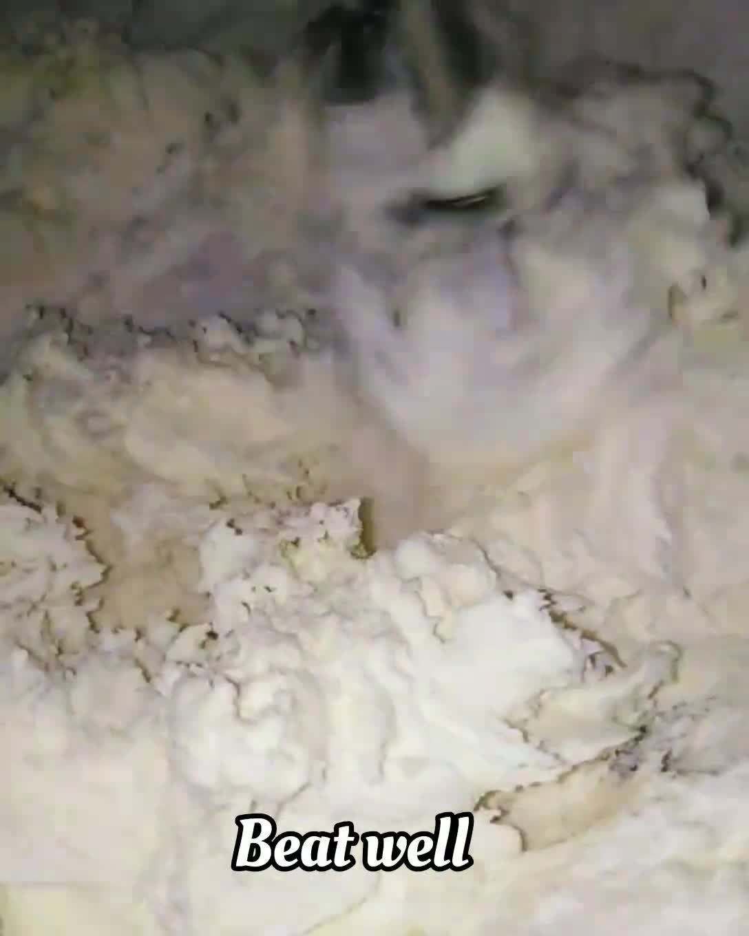 A picture of step 5 of Besan Naan Khatai.