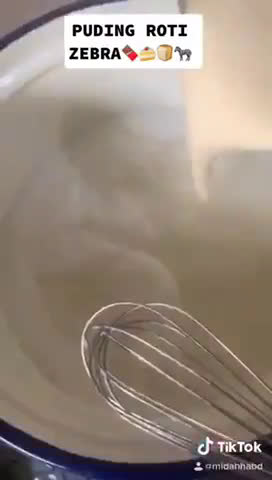 Foto langkah ke 7 dari resep Puding Roti Zebra🦓.