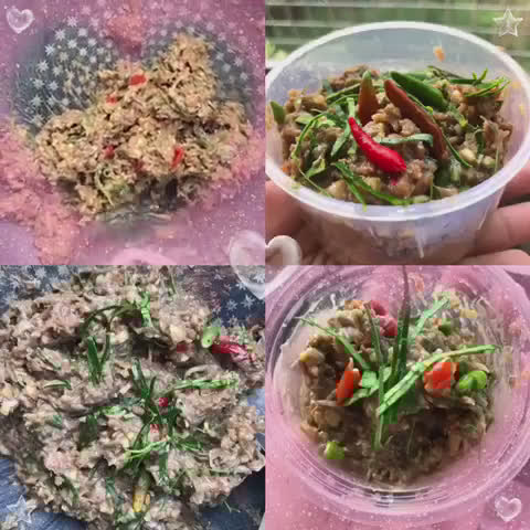 รูปขั้นตอนการทำที่ 4 ของ ปลาร้าสับ