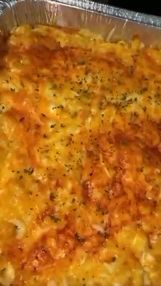 A picture of step 9 of Baked Mac N Cheese.