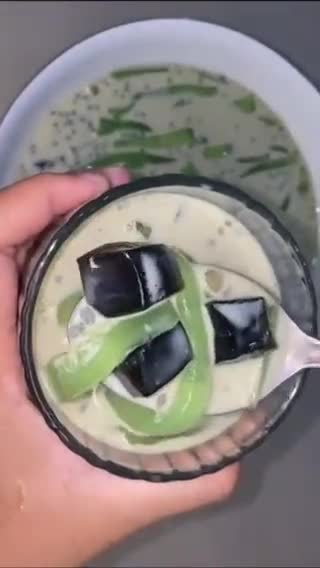 Foto langkah ke 5 dari resep Es Jelly Greentea.