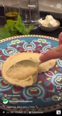 Foto del paso 3 de la receta: Dip de berenjena asada con hummus y queso feta