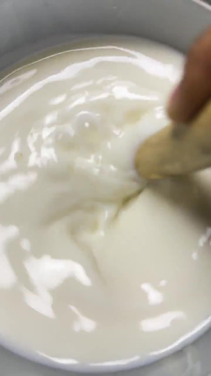 Foto langkah ke 3 dari resep Jelly Milk Lumut Buah Naga.